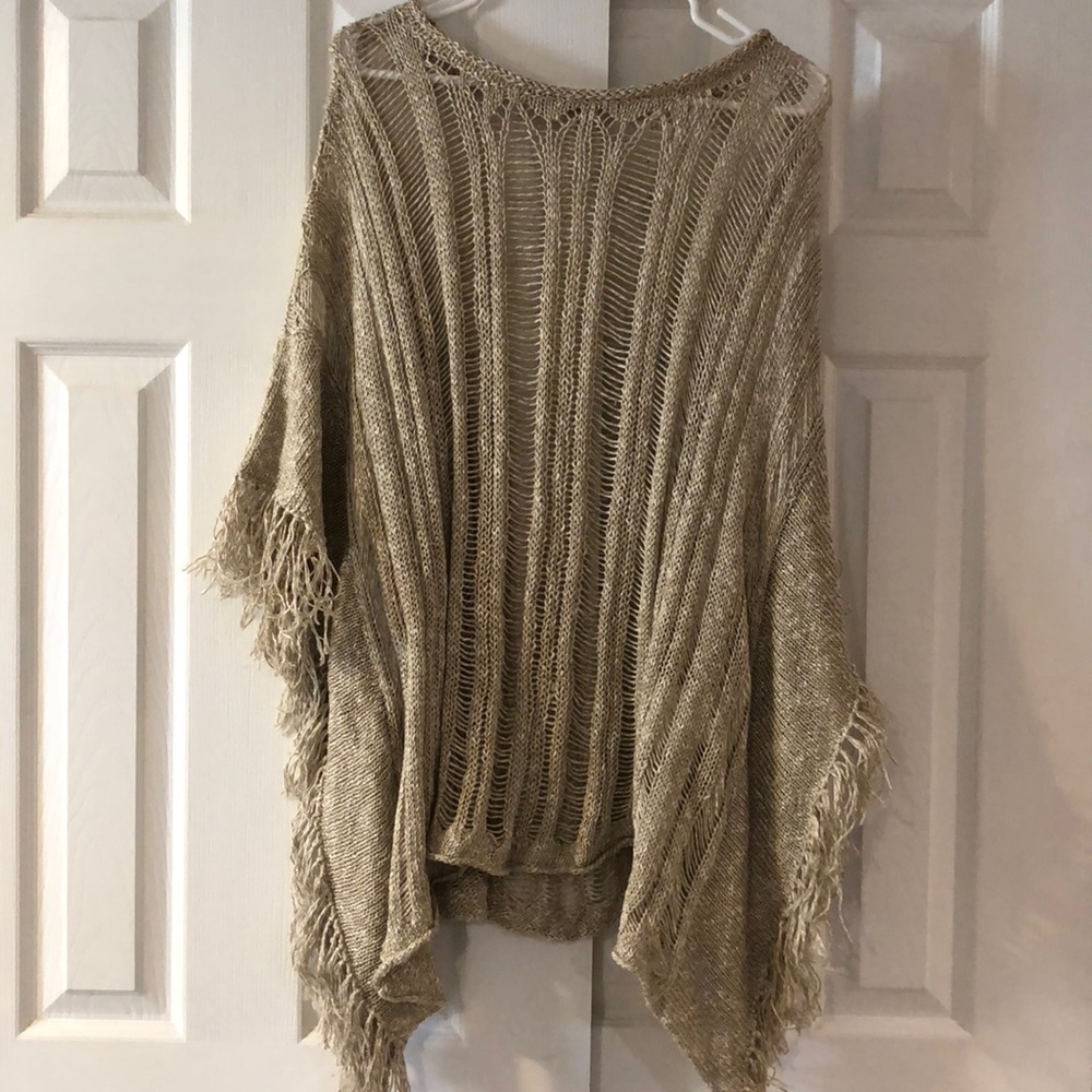 O/S Open Knit Mora Sweater- calypso st barth